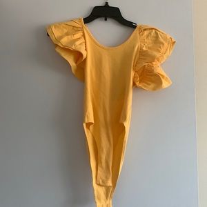 Orange bodysuit from Zara Size M